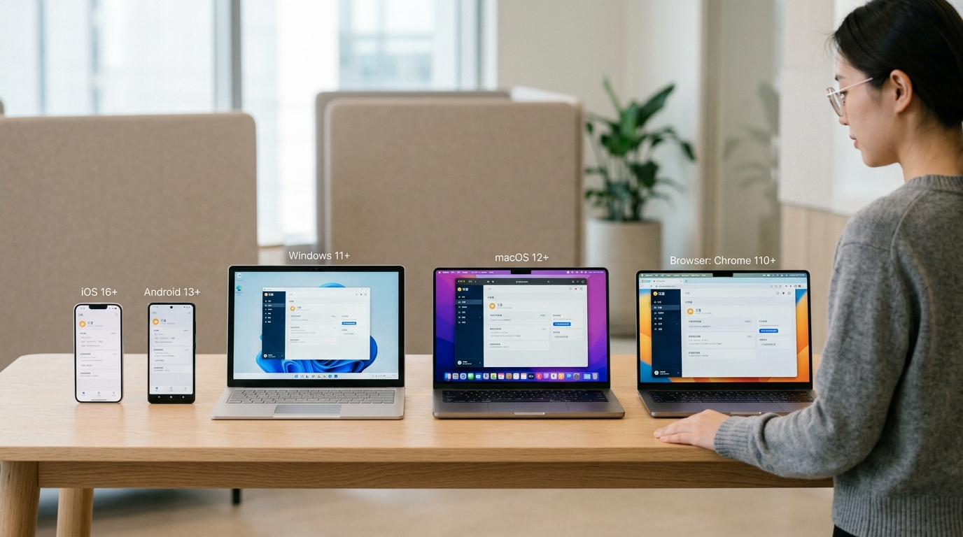 元宝下载支持的 iOS 安卓 Windows macOS 网页版设备与系统要求